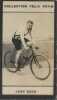 Photographie de la collection Félix Potin (4 x 7,5 cm) représentant : Jaap Eden, coureur cycliste.. EDEN (Jaap) Photo Barenne.