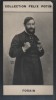 Photographie de la collection Félix Potin (4 x 7,5 cm) représentant : Jean-Louis Forain, illustrateur.. FORAIN (Jean-Louis) Photo Nadar.