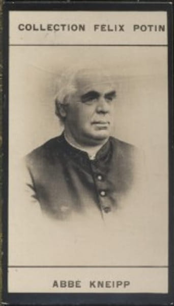 Photographie de la collection F&eacute;lix Potin (4 x 7,5 cm) repr&eacute;sentant : Abb&eacute; Kneipp.. KNEIPP (S&eacute;bastien) 