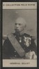 Photographie de la collection Félix Potin (4 x 7,5 cm) représentant : Général Jean-Baptiste Billot.. BILLOT (Jean-Baptiste) - (Photo de la 2e ...