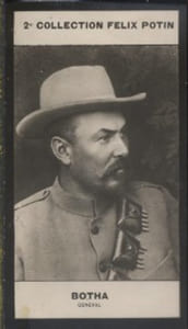 Photographie de la collection Félix Potin (4 x 7,5 cm) représentant : Général Louis Botha.