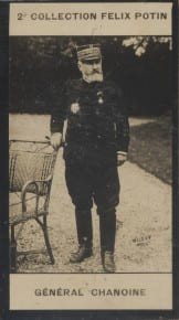 Photographie de la collection F&eacute;lix Potin (4 x 7,5 cm) repr&eacute;sentant : G&eacute;n&eacute;ral Charles Chanoine.. CHANOINE (Charles) - (Photo de la 2e collection F&eacute;lix ...