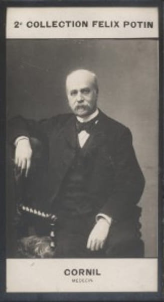 Photographie de la collection F&eacute;lix Potin (4 x 7,5 cm) repr&eacute;sentant : Andr&eacute;-Victor Cornil, m&eacute;decin et homme politique.. CORNIL (Andr&eacute;-Victor) - (Photo ...