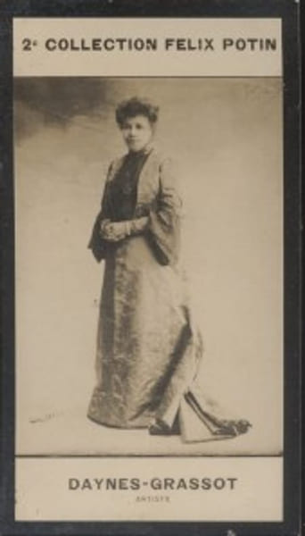 Photographie de la collection F&eacute;lix Potin (4 x 7,5 cm) repr&eacute;sentant : Mme Daynes-Grayssot, com&eacute;dienne.. DAYNES-GRAYSSOT (Brigitte-Corinne) - (Photo de ...