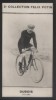 Photographie de la collection Félix Potin (4 x 7,5 cm) représentant : Jules Dubois, coureur à pied, cycliste puis automobiliste.. DUBOIS (Jules) - ...