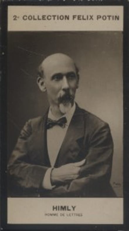 Photographie de la collection Félix Potin (4 x 7,5 cm) représentant : Himly, historien.. HIMLY (Louis-Auguste) - (Photo de la 2e collection Félix ...