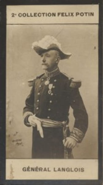Photographie de la collection F&eacute;lix Potin (4 x 7,5 cm) repr&eacute;sentant : Hippolyte Langlois, g&eacute;n&eacute;ral.. LANGLOIS (Hippolyte) - (Photo de la 2e collection ...