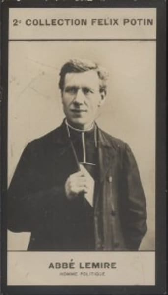 Photographie de la collection F&eacute;lix Potin (4 x 7,5 cm) repr&eacute;sentant : Abb&eacute; Jules Lemire, homme politique.. LEMIRE (Abb&eacute; Jules) - (Photo de la 2e ...