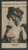 Photographie de la collection Félix Potin (4 x 7,5 cm) représentant : Mademoiselle Marcelle Lender, comédienne.. LENDER (Marcelle) - (Photo de la 2e ...