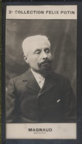 Photographie de la collection F&eacute;lix Potin (4 x 7,5 cm) repr&eacute;sentant : Paul Magnaud, magistrat et d&eacute;put&eacute;.. MAGNAUD (Paul) - (Photo de la 2e collection ...