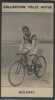 Photographie de la collection Félix Potin (4 x 7,5 cm) représentant : Michaël, coureur cycliste.. MICHAEL Photo Barenne.