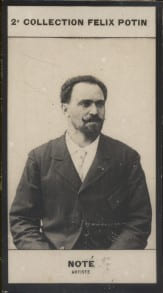 Photographie de la collection F&eacute;lix Potin (4 x 7,5 cm) repr&eacute;sentant : Jean Not&eacute;, chanteur d'op&eacute;ra.. NOTE Jean - (Photo de la 2e collection F&eacute;lix ...