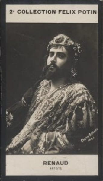 Photographie de la collection F&eacute;lix Potin (4 x 7,5 cm) repr&eacute;sentant : Maurice Renaud, com&eacute;dien.. RENAUD Maurice-Arnold - (Photo de la 2e collection ...