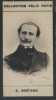 Photographie de la collection Félix Potin (4 x 7,5 cm) représentant : Edmond Rostand, homme de lettres.. ROSTAND Edmond Photo Boyer.