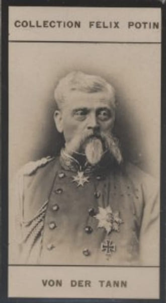 Photographie de la collection F&eacute;lix Potin (4 x 7,5 cm) repr&eacute;sentant : Von Der Tann, homme politique.. VON DER TANN 
