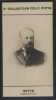 Photographie de la collection Félix Potin (4 x 7,5 cm) représentant : Comte Sergius Julitch Witte, homme politique.. WITTE Sergius-Julitch (Comte) - ...