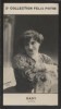 Photographie de la collection Félix Potin (4 x 7,5 cm) représentant : Berthe Bady, comédienne.. BADY (Berthe) - (Photo de la 2e collection Félix ...