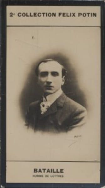 Photographie de la collection F&eacute;lix Potin (4 x 7,5 cm) repr&eacute;sentant : Henry Bataille - Homme de lettres.. BATAILLE (Henry) - (Photo de la 2e ...