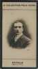 Photographie de la collection Félix Potin (4 x 7,5 cm) représentant : Henry Bataille - Homme de lettres.. BATAILLE (Henry) - (Photo de la 2e ...