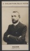 Photographie de la collection Félix Potin (4 x 7,5 cm) représentant : Pierre Baudin, homme politique. BAUDIN (Pierre) - (Photo de la 2e collection ...