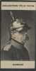 Photographie de la collection Félix Potin (4 x 7,5 cm) représentant : Prince de Bismarck.. BISMARCK (Prince de) - (Photo de la 2e collection Félix ...