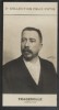 Photographie de la collection Félix Potin (4 x 7,5 cm) représentant : Georges Fragerolle, compositeur.. FRAGEROLLE (Georges) - (Photo de la 2e ...