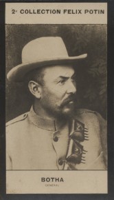 Photographie de la collection Félix Potin (4 x 7,5 cm) représentant : Général Louis Botha.. BOTHA (Louis) - (Photo de la 2e collection Félix Potin) 