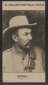 Photographie de la collection Félix Potin (4 x 7,5 cm) représentant : Général Louis Botha.