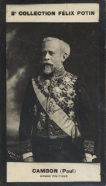 Photographie de la collection F&eacute;lix Potin (4 x 7,5 cm) repr&eacute;sentant : Paul Cambon, homme politique. CAMBON (Paul) - (Photo de la 2e collection F&eacute;lix ...