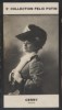 Photographie de la collection Félix Potin (4 x 7,5 cm) représentant : Mlle Cerny, comédienne.. CERNY (Berthe - Hélène - Lucie) - (Photo de la 2e ...