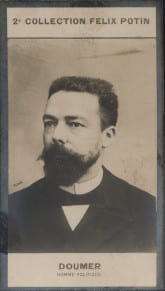 Photographie de la collection F&eacute;lix Potin (4 x 7,5 cm) repr&eacute;sentant : Paul Doumer, homme politique.. DOUMER (Paul) - (Photo de la 2e collection F&eacute;lix ...