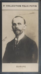 Photographie de la collection F&eacute;lix Potin (4 x 7,5 cm) repr&eacute;sentant : Guillaume Dubufe, peintre.. DUBUFE (Guillaume) - (Photo de la 2e collection ...