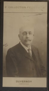 Photographie de la collection F&eacute;lix Potin (4 x 7,5 cm) repr&eacute;sentant : Alphonse Duvernoy, virtuose et compositeur.. DUVERNOY (Alphonse) - (Photo de la ...