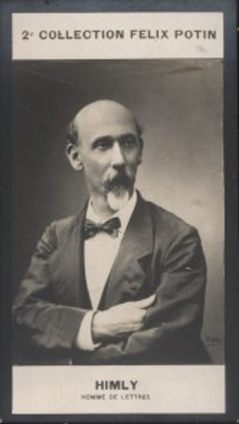 Photographie de la collection F&eacute;lix Potin (4 x 7,5 cm) repr&eacute;sentant : Himly, historien.. HIMLY (Louis-Auguste) - (Photo de la 2e collection F&eacute;lix ...