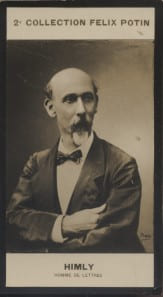 Photographie de la collection F&eacute;lix Potin (4 x 7,5 cm) repr&eacute;sentant : Himly, historien.. HIMLY (Louis-Auguste) - (Photo de la 2e collection F&eacute;lix ...