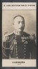 Photographie de la collection Félix Potin (4 x 7,5 cm) représentant : Amiral Kamimura.. KAMIMURA (Shinanojo) - (Photo de la 2e collection Félix Potin) ...