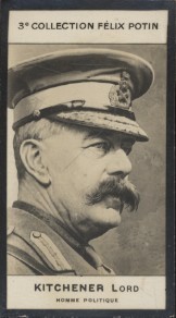 Photographie de la collection Félix Potin (4 x 7,5 cm) représentant : Lord Kitchener, homme politique.. KITCHENER (Lord) - (Photo de la 2e collection ...