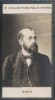 Photographie de la collection Félix Potin (4 x 7,5 cm) représentant : Robert Koch, médecin.. KOCH (Robert) - (Photo de la 2e collection Félix Potin) 