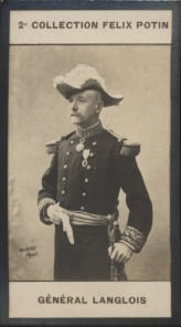 Photographie de la collection F&eacute;lix Potin (4 x 7,5 cm) repr&eacute;sentant : Hippolyte Langlois, g&eacute;n&eacute;ral.. LANGLOIS (Hippolyte) - (Photo de la 2e collection ...