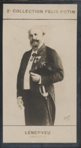 Photographie de la collection F&eacute;lix Potin (4 x 7,5 cm) repr&eacute;sentant : Charles Lenepveu, compositeur.. LENEPVEU (Charles) - (Photo de la 2e collection ...
