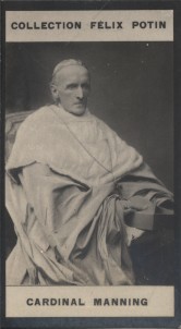 Photographie de la collection Félix Potin (4 x 7,5 cm) représentant : Cardinal Manning.. MANNING (Henry-Edouard) 