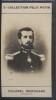 Photographie de la collection Félix Potin (4 x 7,5 cm) représentant : Colonel Marchand, explorateur.. MARCHAND (Jean-Baptiste) - (Photo de la 2e ...
