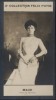 Photographie de la collection Félix Potin (4 x 7,5 cm) représentant : Reine Maud de Norvège.. MAUD (Reine de Norvège) - (Photo de la 2e collection ...