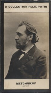 Photographie de la collection F&eacute;lix Potin (4 x 7,5 cm) repr&eacute;sentant : Elie Metchnikof, m&eacute;decin.. METCHNIKOF (Elie) - (Photo de la 2e collection F&eacute;lix ...