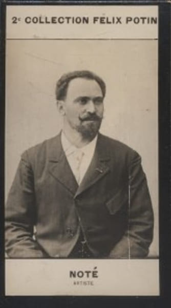 Photographie de la collection F&eacute;lix Potin (4 x 7,5 cm) repr&eacute;sentant : Jean Not&eacute;, chanteur d'op&eacute;ra.. NOTE Jean - (Photo de la 2e collection F&eacute;lix ...