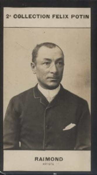 Photographie de la collection F&eacute;lix Potin (4 x 7,5 cm) repr&eacute;sentant : Perr&eacute;e Raimond, acteur.. RAIMOND (Perr&eacute;e) - (Photo de la 2e collection F&eacute;lix ...