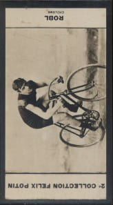 Photographie de la collection F&eacute;lix Potin (4 x 7,5 cm) repr&eacute;sentant : Thaddeus Robl, coureur cycliste.. ROBL Thaddeus - (Photo de la 2e collection ...