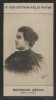 Photographie de la collection Félix Potin (4 x 7,5 cm) représentant : Mathilde Serao, femme de lettres.. SERAO Mathilde - (Photo de la 2e collection ...