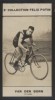 Photographie de la collection Félix Potin (4 x 7,5 cm) représentant : Juliaan Van Den Born, coureur cycliste.. VAN DEN BORN Juliaan - (Photo de la 2e ...
