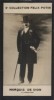 Photographie de la collection Félix Potin (4 x 7,5 cm) représentant : Marquis de Dion, constructeur automobile.. DION (Marquis de) - (Photo de la 2e ...